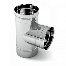 Тройник одностенный дымоходный 90 градусов D-135 мм из нержавеющей стали Прок с доставкой в NAME